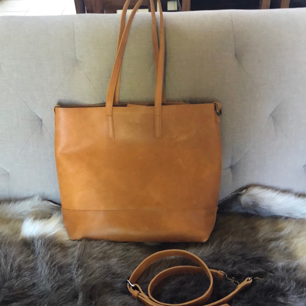 Able leather tote
